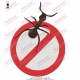 Ant Warning Embroidery Design